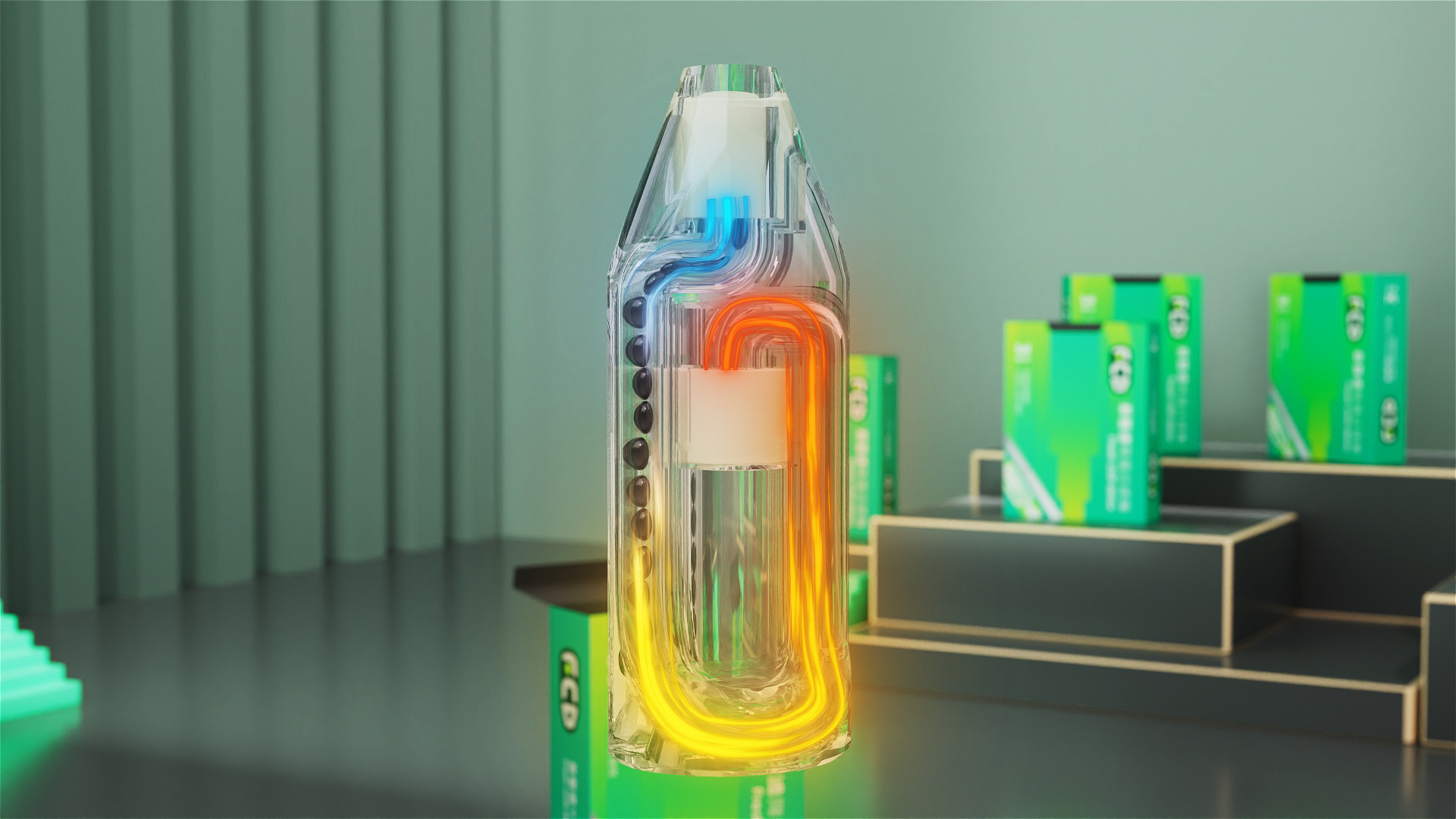 降温过程示意图